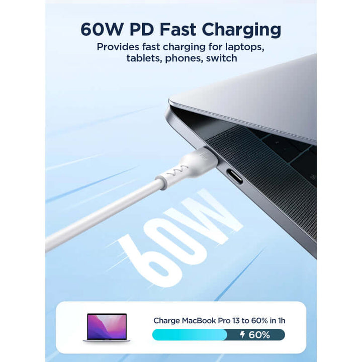 JOYROOM A26 60W Type-C to Type-C Fast Charging High-Quality Data Cable