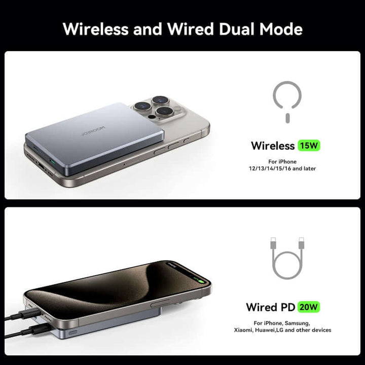 Joyroom JR-PBM08 Pro 10000mAh Magnetic Wireless Power Bank