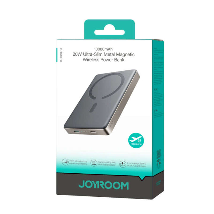 Joyroom JR-PBM08 Pro 10000mAh Magnetic Wireless Power Bank