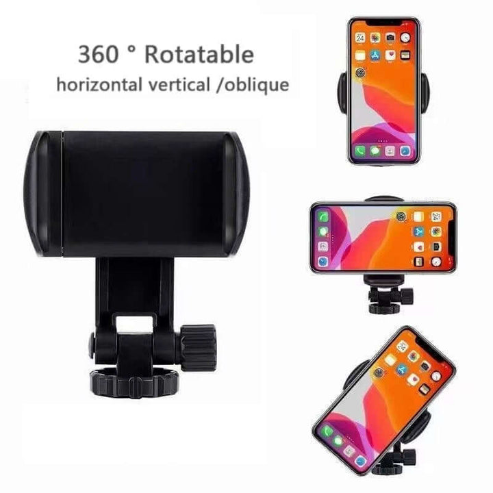 K555 Compact Mini Foldable 360° Rotating Desktop Tripod Stand for Mobile Phones & Cameras