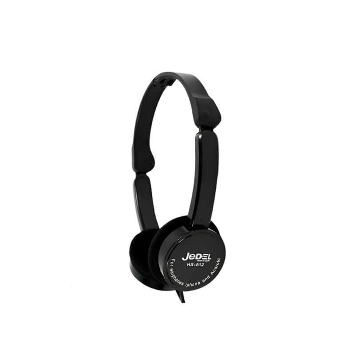 Jedel HS-612 Wired On-Ear Headphones with Microphone – 3.5mm Jack, Lightweight and Adjustable – For Laptop, Mobile, Tablet