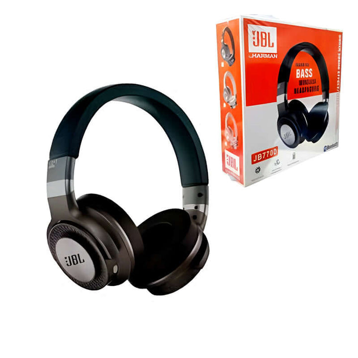 JBL JB7700 Wireless Bluetooth Headphones with Pure Bass Sound and Voice Assistant Support and Foldable Design