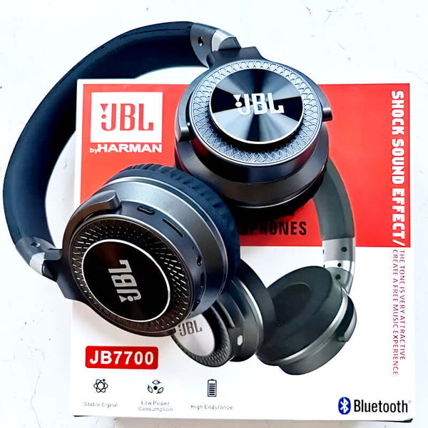JBL JB7700 Wireless Bluetooth Headphones with Pure Bass Sound and Voice Assistant Support and Foldable Design