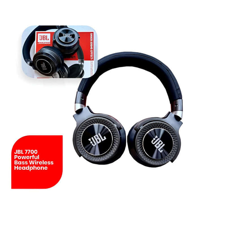 JBL JB7700 Wireless Bluetooth Headphones with Pure Bass Sound and Voice Assistant Support and Foldable Design