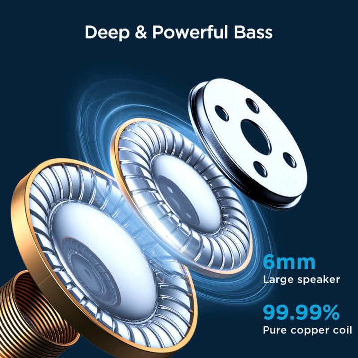 Joyroom JDots JR DB1 Mini TWS Bluetooth 5.3 with 28 Hours Playtime Deep Bass Wireless Earbuds