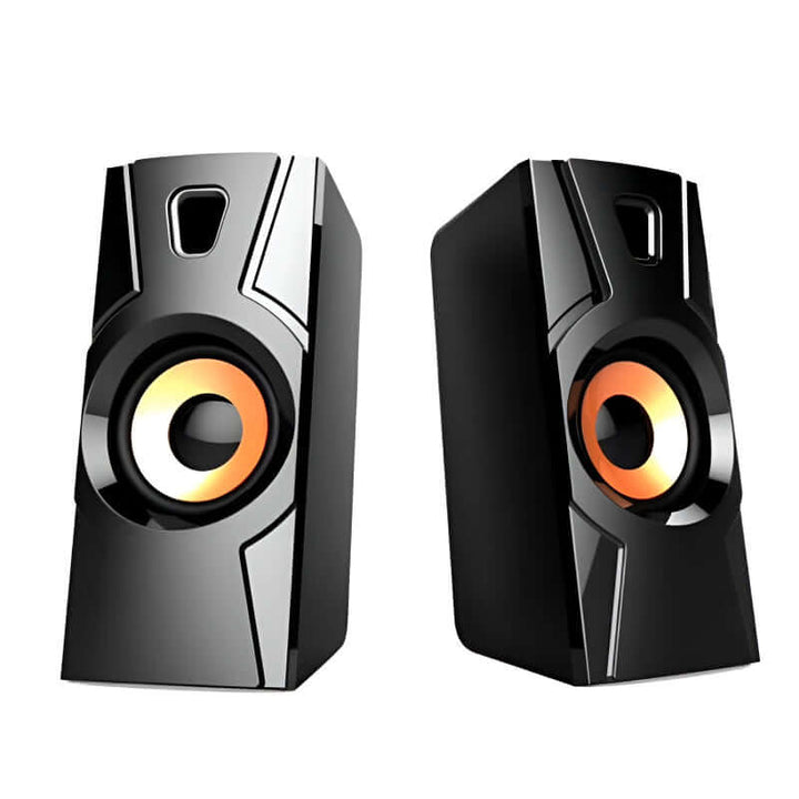 HOTMAI HT-09 USB 2.0 Multimedia Speakers with Powerful Bass and Clear Sound for PC Laptop Phone