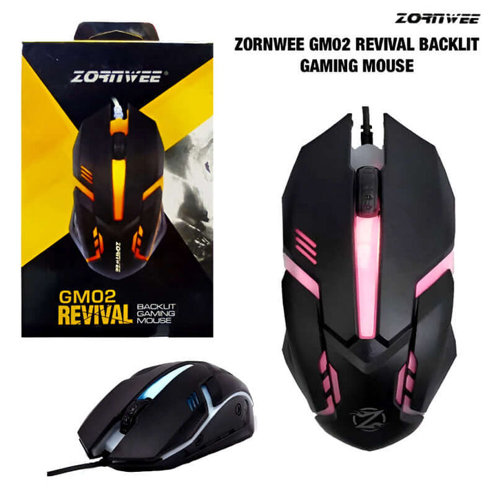 Zornwee GMO2 Wired USB Optical Gaming Mouse