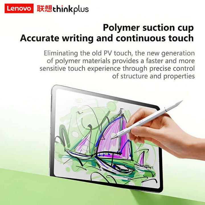 Lenovo ThinkPlus Magnetic Stylus Pen for Touchscreens – Universal Compatibility with iPad, Android & Tablets