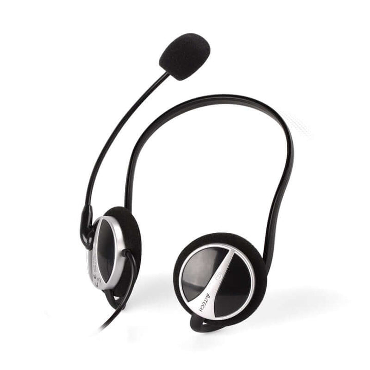 A4 Tech HS-5P Ultra-Light Behind-the-Neck Stereo Headset with Noise-Cancelling Mic – Crystal Clear Sound & Tangle-Free Design