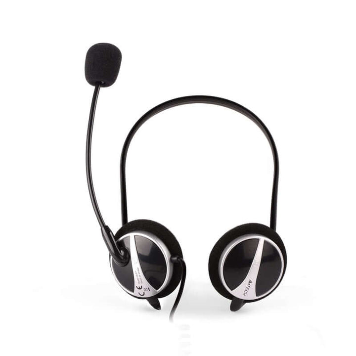 A4 Tech HS-5P Ultra-Light Behind-the-Neck Stereo Headset with Noise-Cancelling Mic – Crystal Clear Sound & Tangle-Free Design