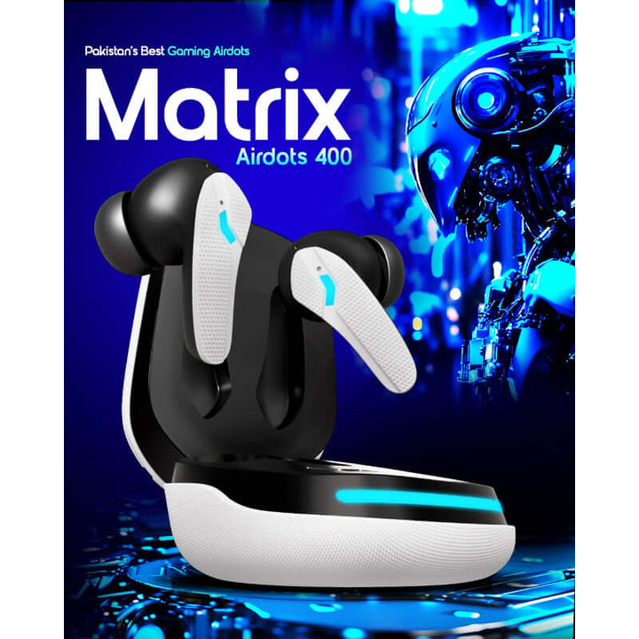 Dany Matrix Airdots 400 – True Wireless Earbuds with Quad Mic ENC, Gaming Mode & 40H Playtime