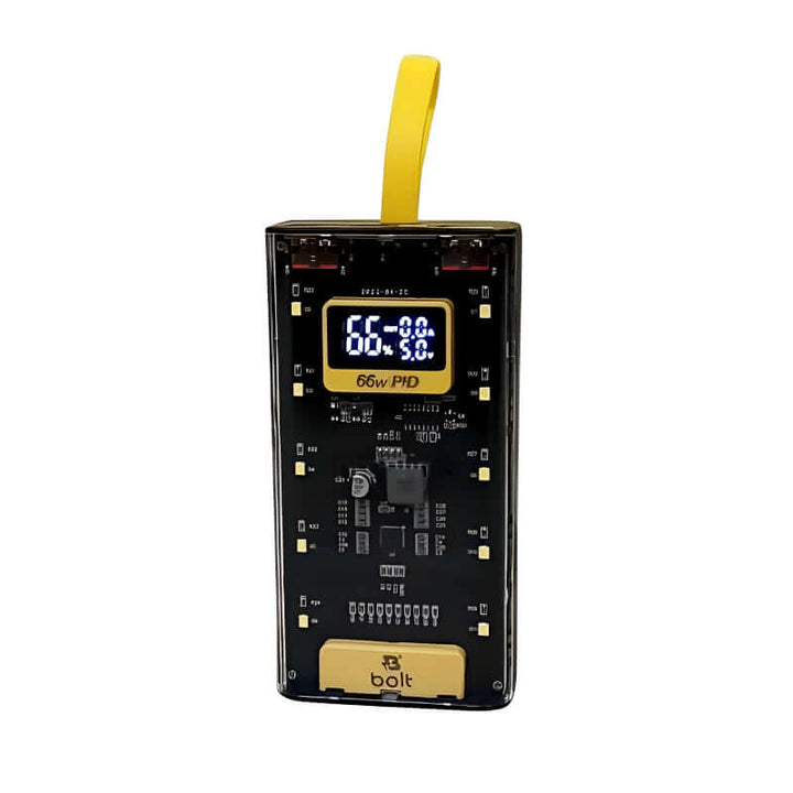 Bolt B105 20000mAh 66W PD Fast Charging – Dual USB, LED Display Power Bank