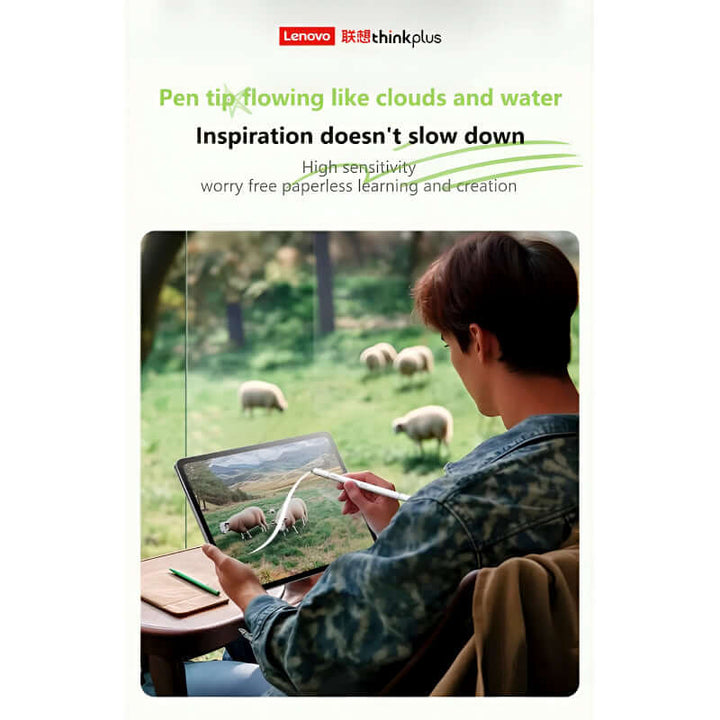 Lenovo ThinkPlus Magnetic Stylus Pen for Touchscreens – Universal Compatibility with iPad, Android & Tablets