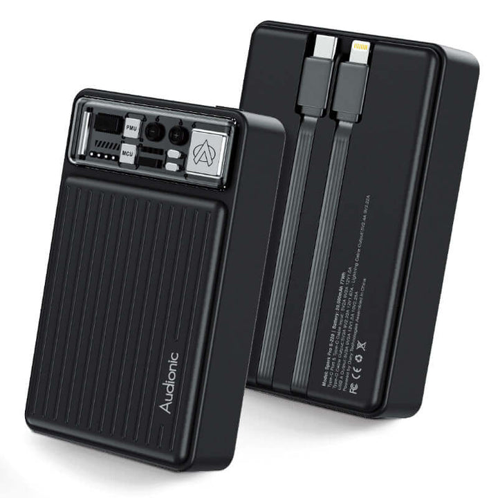 Audionic Spark Pro S-220 Mini 20000mAh 22.5W PD Super-Fast Charging QC 3.0 Power Bank