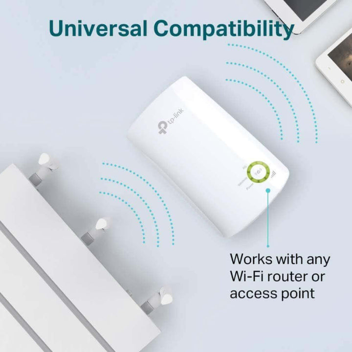 TP-LINK TL-WA854RE 300Mbps Wall-Plug Wi-Fi Range Extender with Smart Signal Indicator, Tether App Control & Night Mode