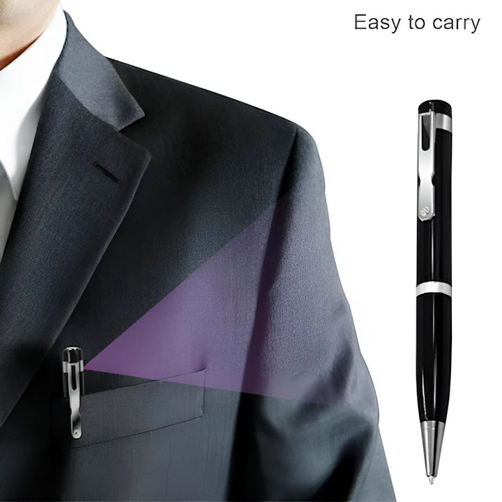 V7 HD Pen Camera with Audio, Motion Detection, Bluetooth & 1080p Video Recording