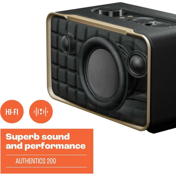 Authentics 200 – Wireless Speaker with Bluetooth 5.3, Super Bass & Hi-Fi Audio