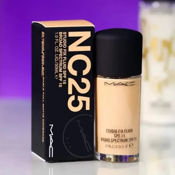Spf15 کے ساتھ میٹ لیکوڈ فاؤنڈیشن – | مکمل کوریج، دیرپا، NC25
