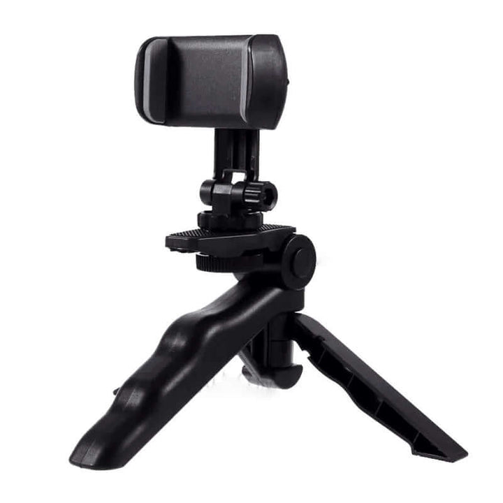 K555 Compact Mini Foldable 360° Rotating Desktop Tripod Stand for Mobile Phones & Cameras