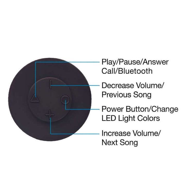 XTECH Wireless Bluetooth Speaker with Powerful HD Sound & LED Lighting