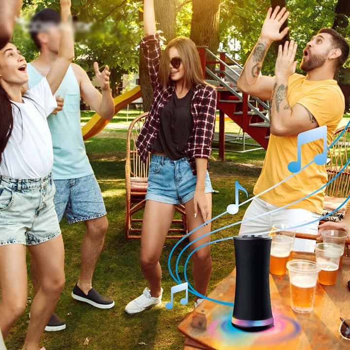 XTECH Wireless Bluetooth Speaker with Powerful HD Sound & LED Lighting