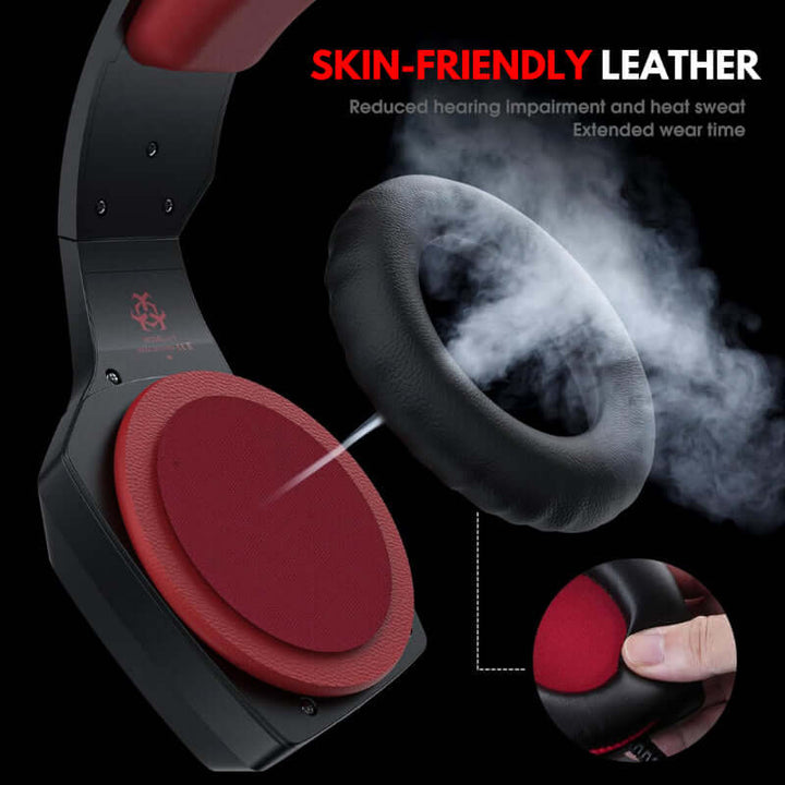 RGB Gaming Headset, Surround Sound, Noise-Cancelling Mic, Deep Bass & RGB Lights