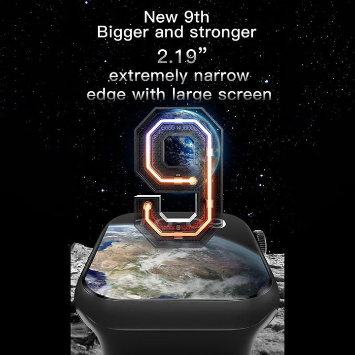 S9 Max Smartwatch with 2.19″ Retina Display, BT Calling & Wireless Charging