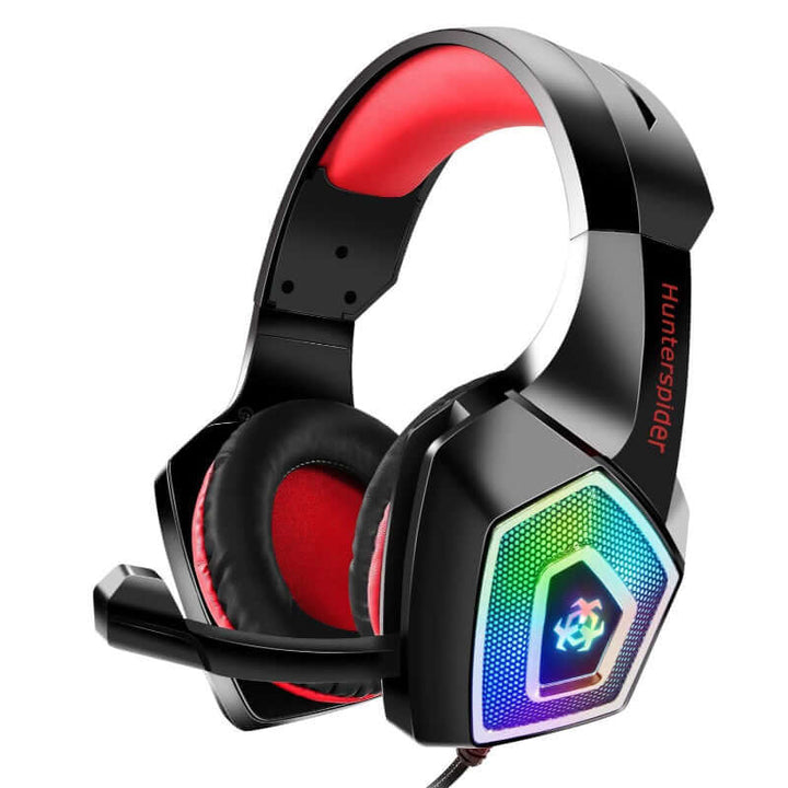 RGB Gaming Headset, Surround Sound, Noise-Cancelling Mic, Deep Bass & RGB Lights