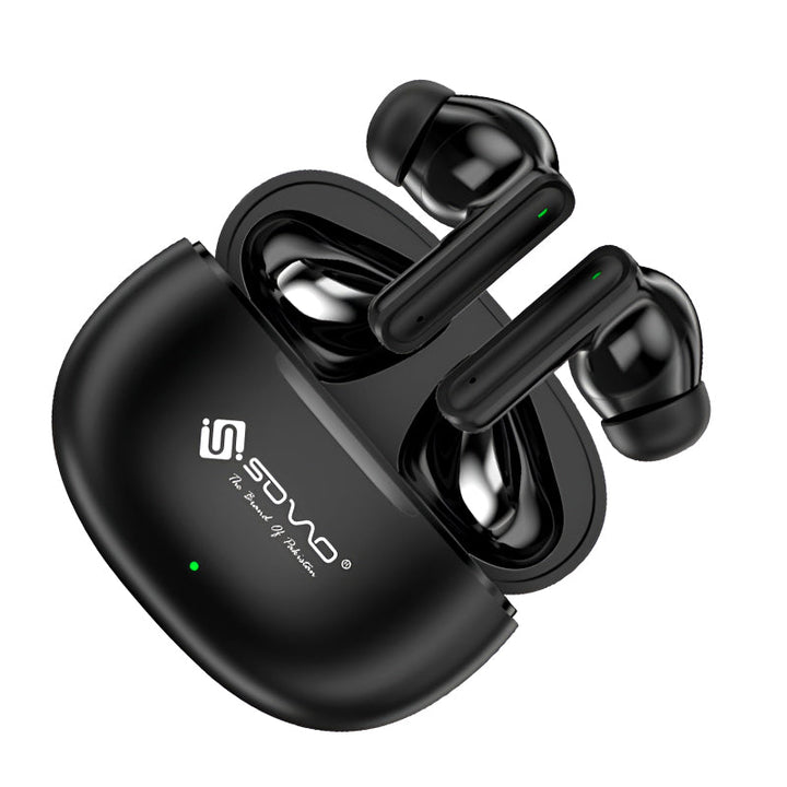 SOVO SBT-901 DIVO Series – Wireless Earbuds with Bluetooth 5.4, Noise Cancelling, 24H Playtime, and Touch Control