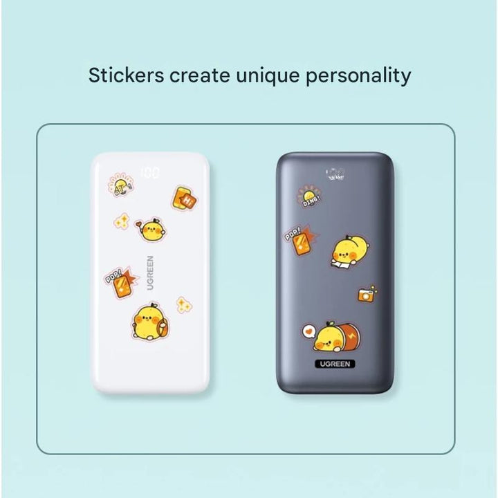 UGREEN PB-200 Ultra-Thin 10,000mAh Power Bank with PD 20W Fast Charging, LED Display, and Trickle Charge